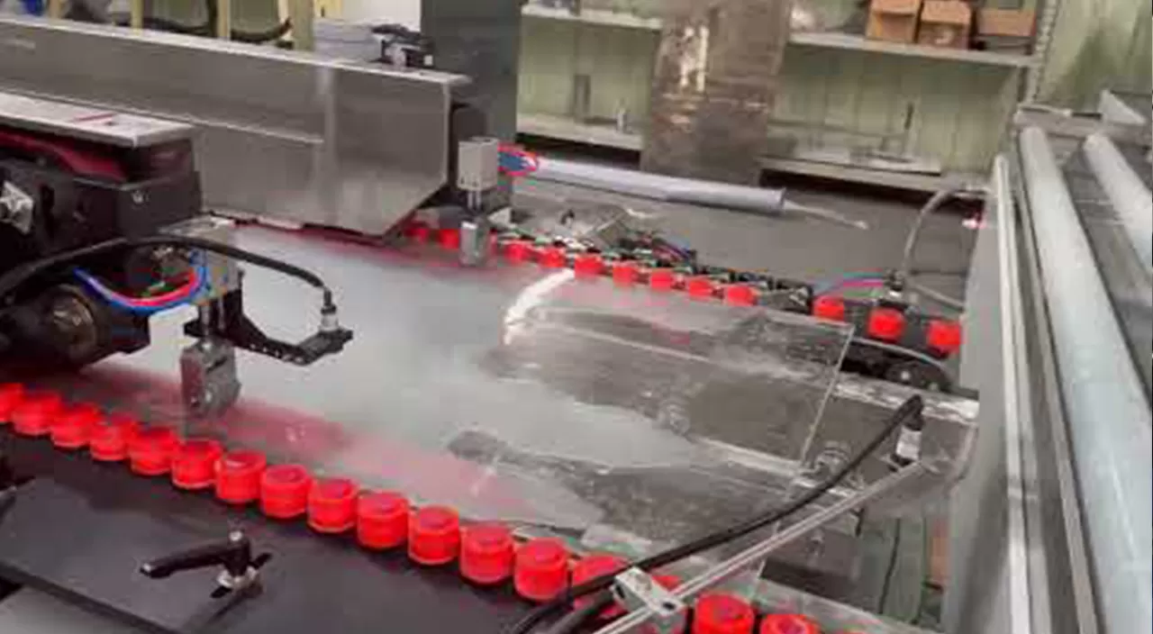 Hiseng Kính Jumbo song phương edger Line hsdt video