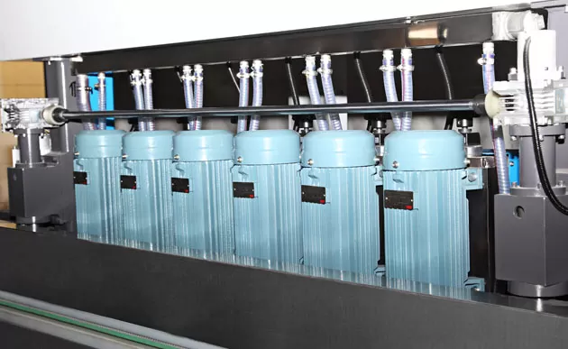 Thiết kế động cơ chuyên dụng của máy viền đường thẳng kính tròn đôi