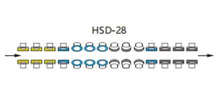Cấu hình bánh xe máy hai cạnh thẳng
